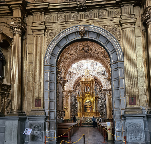 la chapelle du rosaire à Puebla