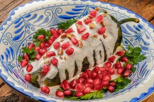 chile en nogado mexique plat typique